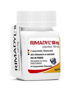 Rimadyl 100 Mg. 14 Comprimidos