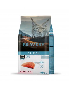 Bravery Gato Adulto Salmon 7 kg.