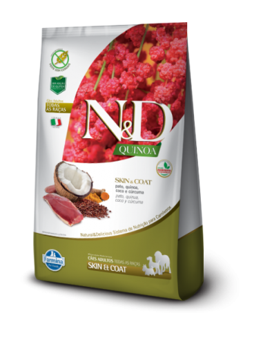 N&D Quinoa Skin & Coat Pato 10,1 kg.