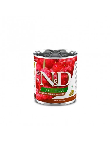 N&D Quinoa Venado y Coco Lata 285 grs.